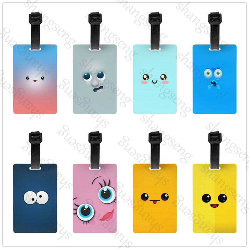 Travel Accessories Plane - Funny Eyes Expression Travel Luggage Tag