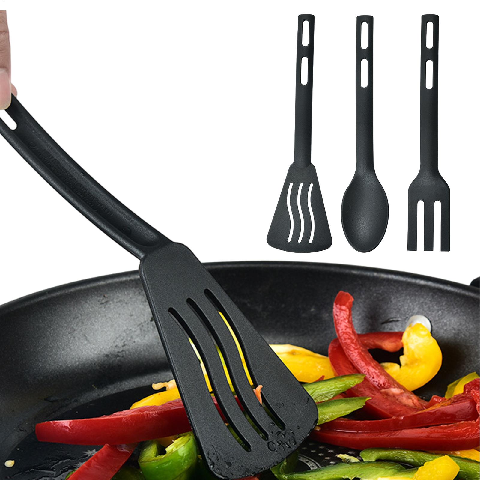 Travel Kitchen Accessories - Heat Resistant Kitchen Utensils Set Portable