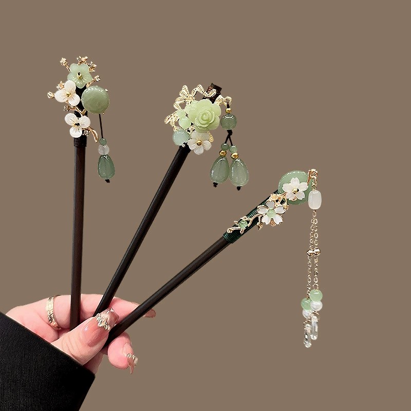 Travel Accessories Jewelry - Antique Wooden Hairpin Women's Elegant Hair