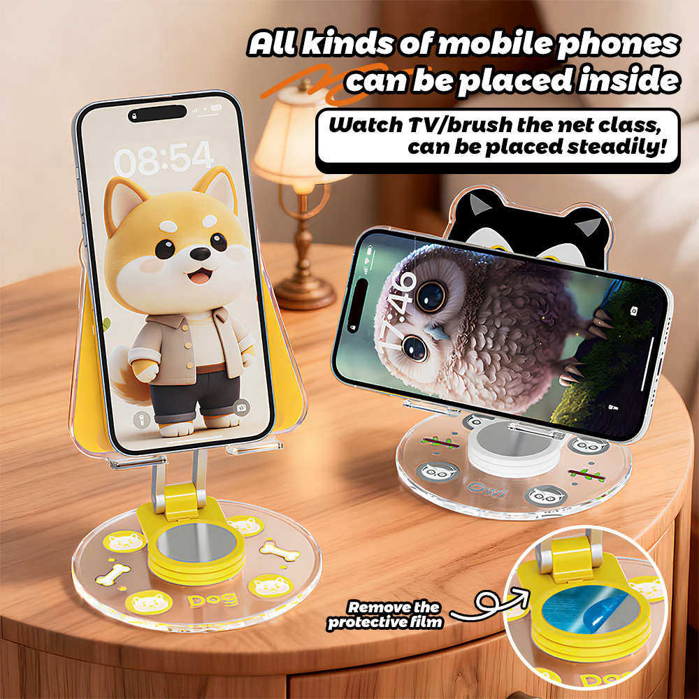 Cute Animal Phone Stand 360 Ro - Travel Accessories Online ulasan dan harga