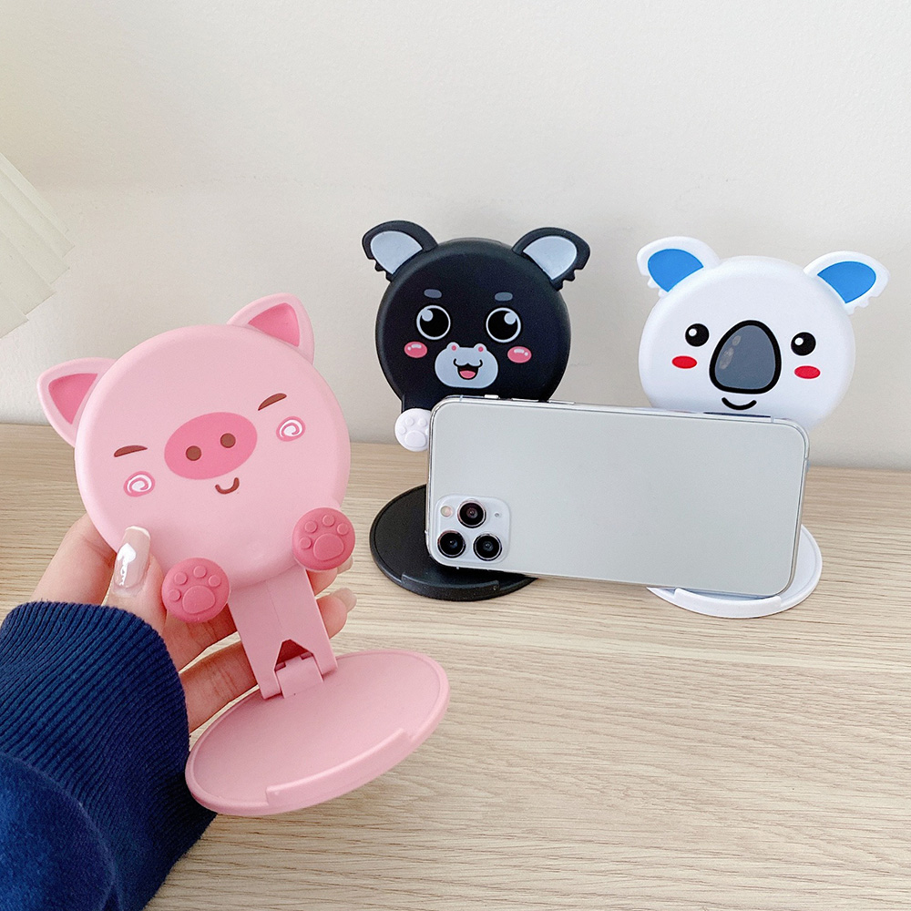 Cute Animal Desktop Phone Stan - Travel Accessories Online ulasan dan harga