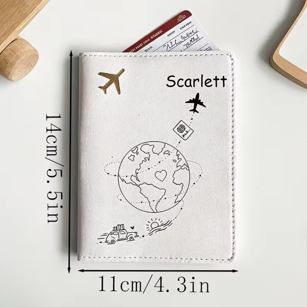 Custom Name Text Passport Cove - Travel Accessories Plane ulasan dan harga
