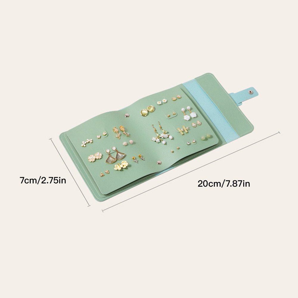 Large Capacity Tiered PU Leath - Travel Accessories Jewelry ulasan dan harga