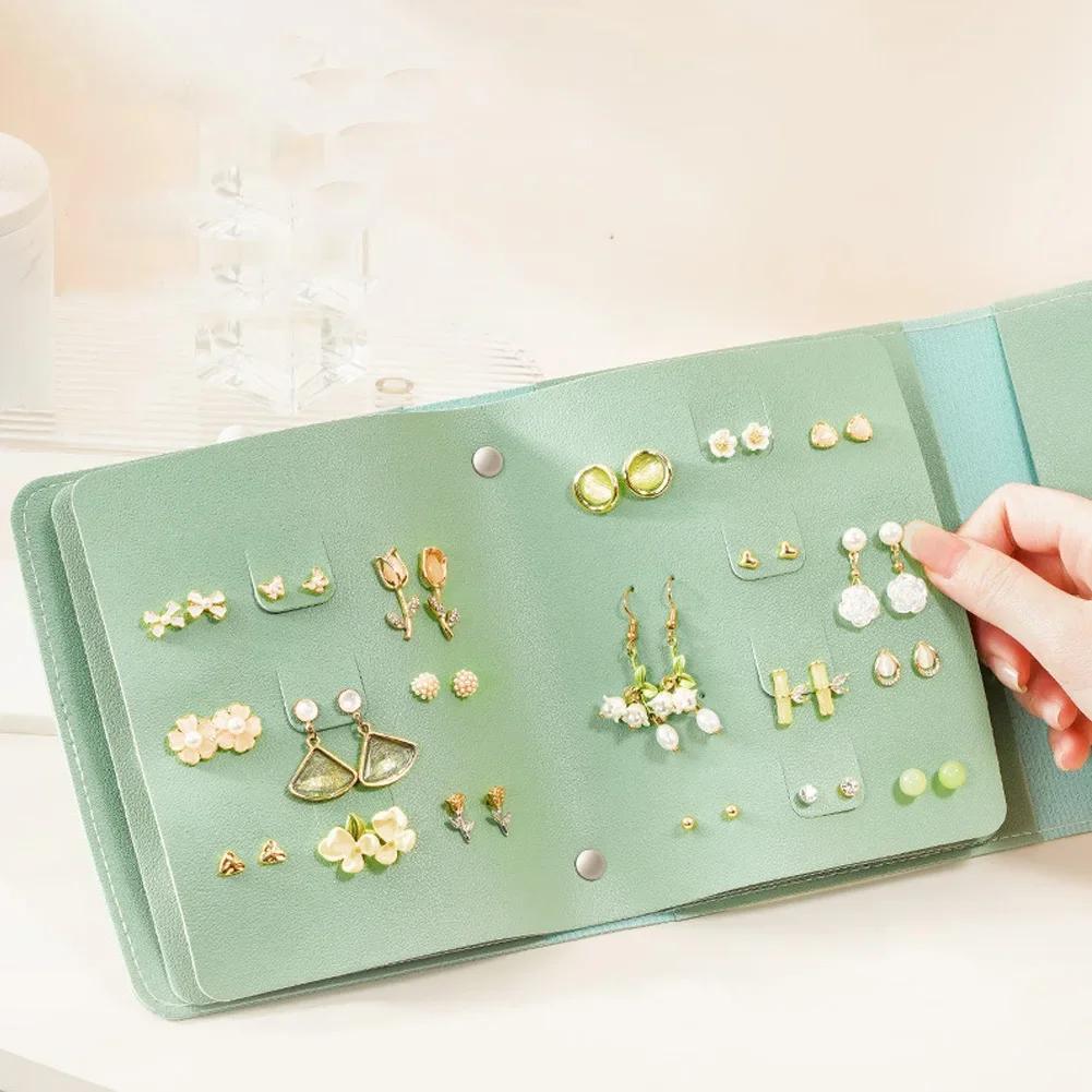 Large Capacity Tiered PU Leath - Travel Accessories Jewelry ulasan dan harga