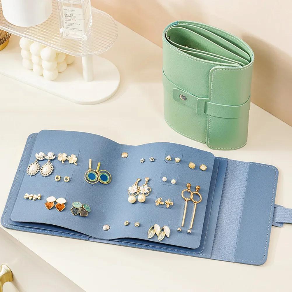 Large Capacity Tiered PU Leath - Travel Accessories Jewelry ulasan dan harga