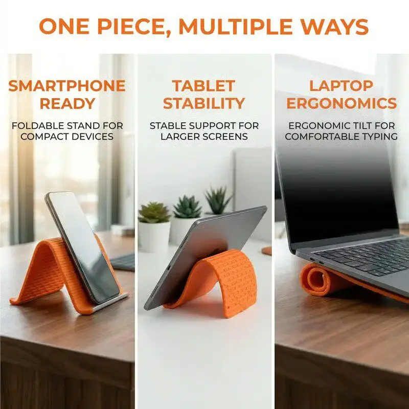 Silicone Foldable Phone Stand  - Travel Accessories Apple ulasan dan harga