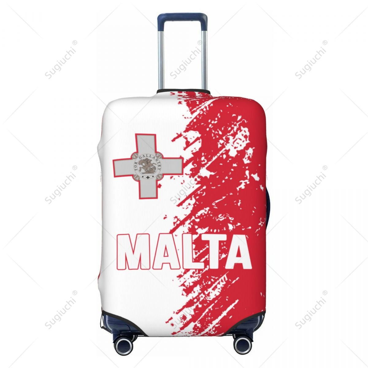 Malta Flag Luggage Cover Suitc - Travel Accessories Malta ulasan dan harga
