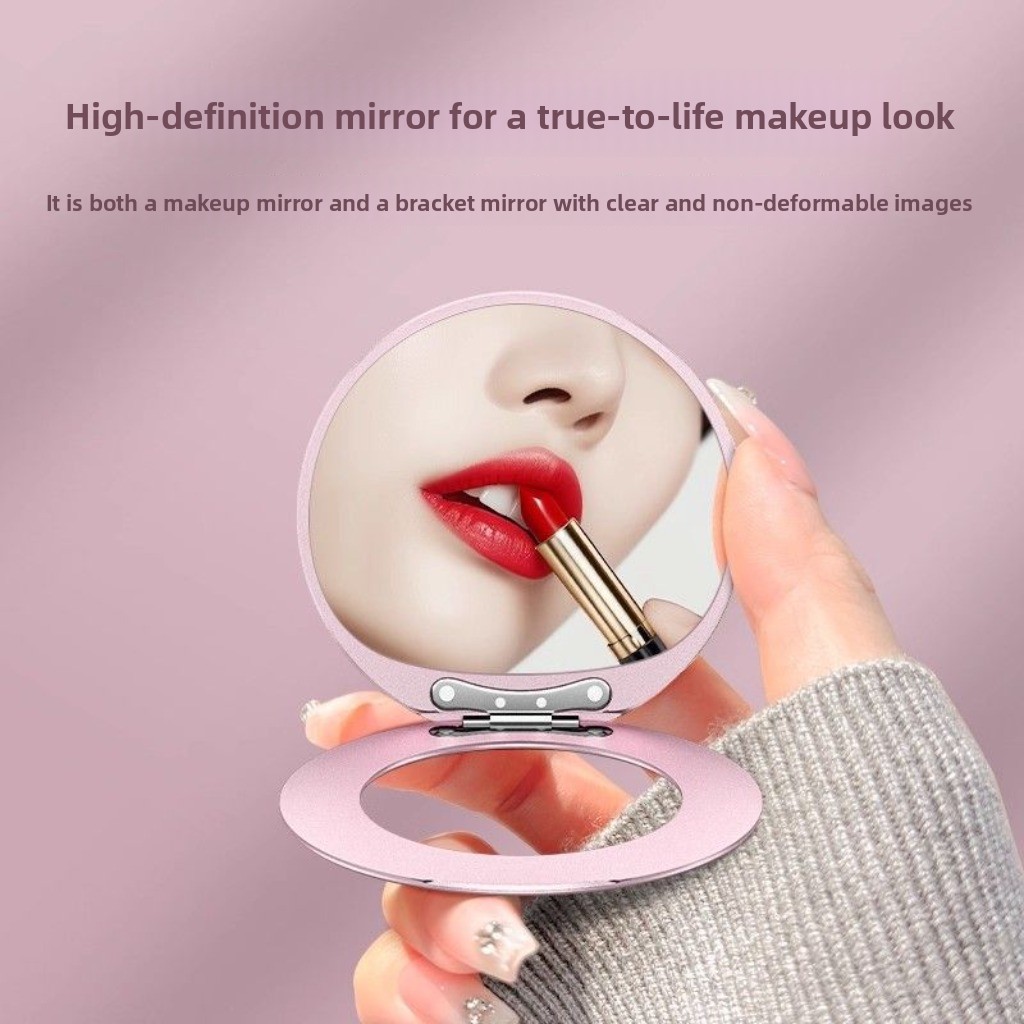 Small Cosmetic Makeup Mirror M - Travel Accessories Apple ulasan dan harga