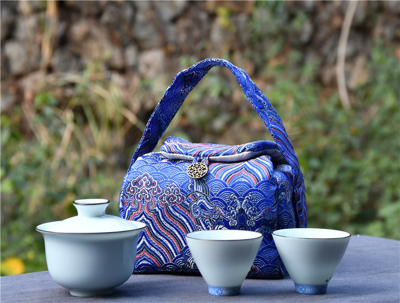 Vintage Teaware Storage Bag Ac - Travel Accessories Jewelry ulasan dan harga