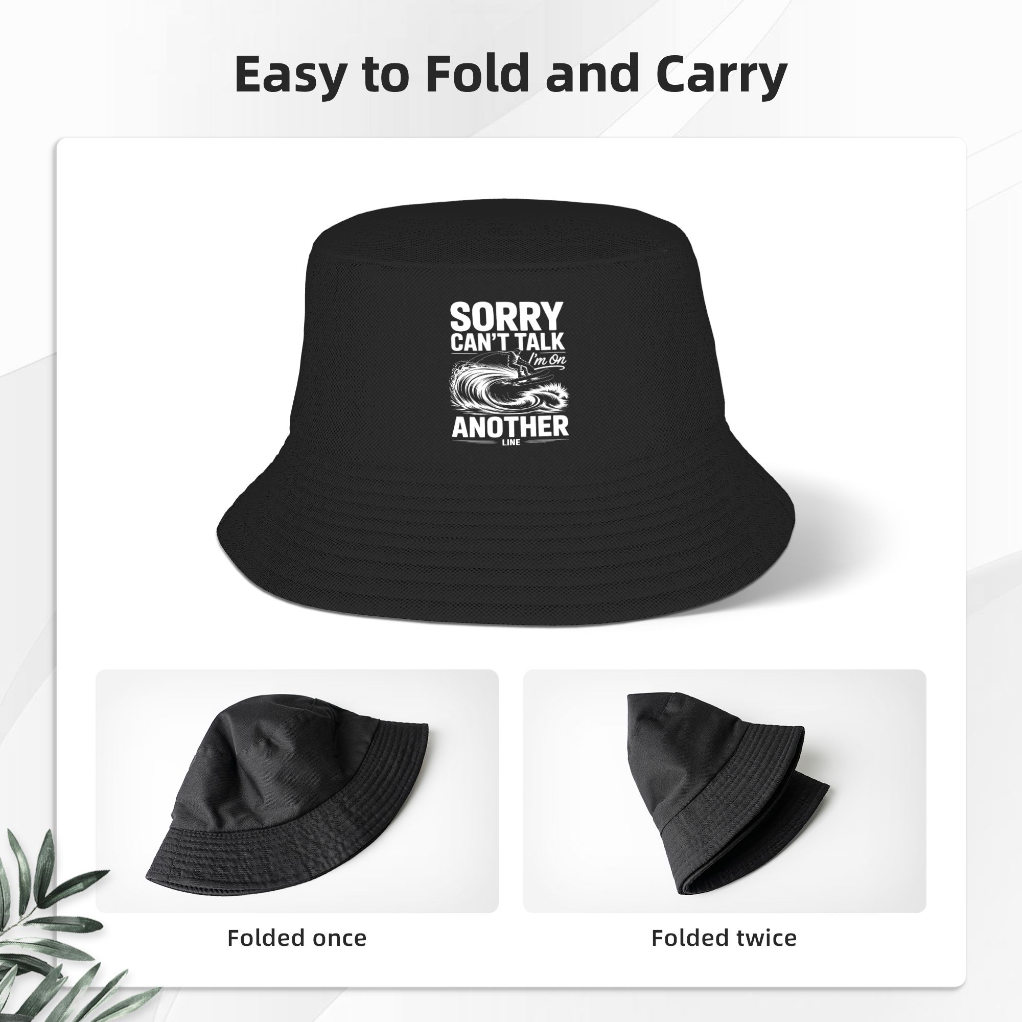 Girls Cute Bucket Hats  Sorry  - Travel Accessories Online ulasan dan harga