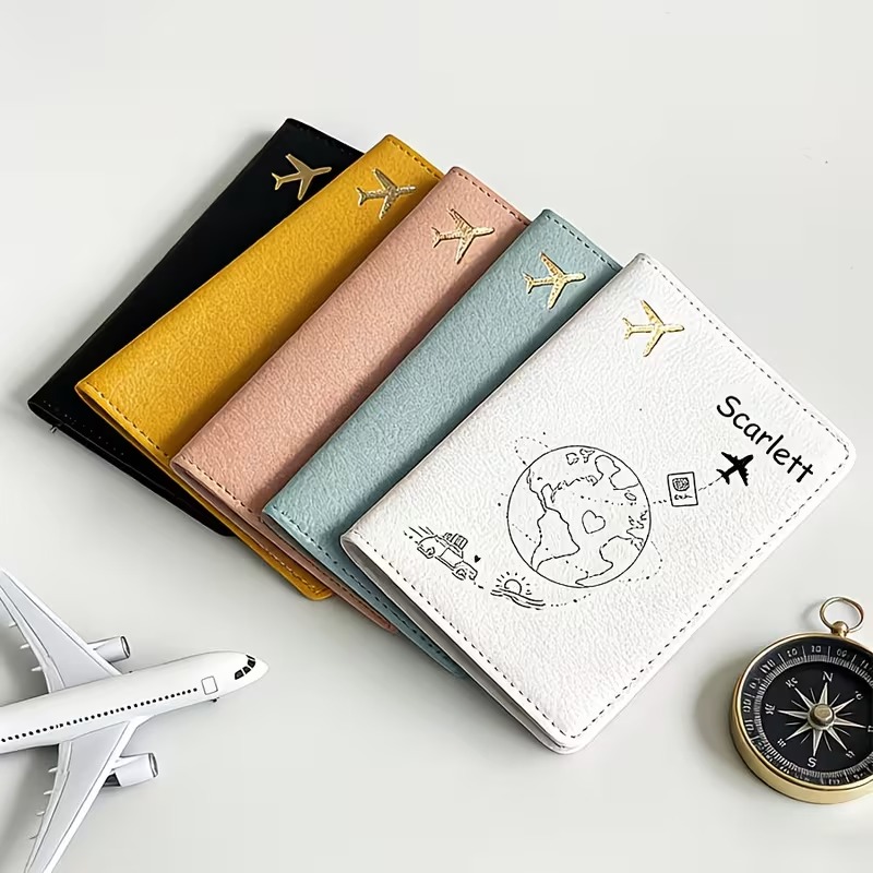 Custom Name Text Passport Cove - Travel Accessories Plane ulasan dan harga