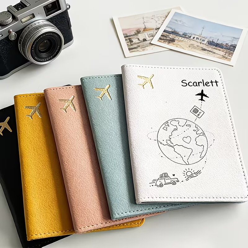 Custom Name Text Passport Cove - Travel Accessories Plane ulasan dan harga