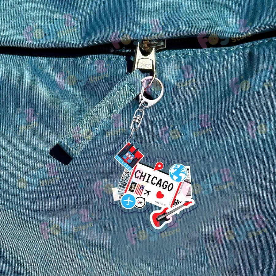 Retro Traveling Plane Keychain - Travel Accessories Plane ulasan dan harga
