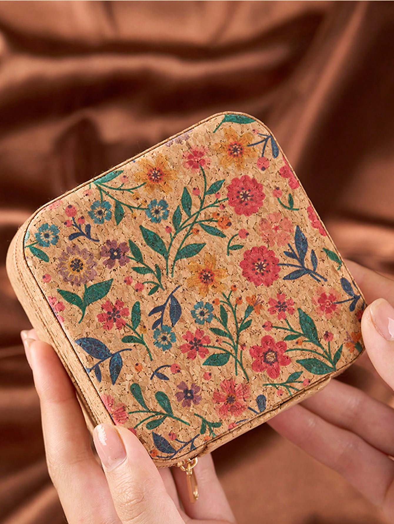 Square Vintage Bohemian Patter - Travel Accessories Jewelry ulasan dan harga
