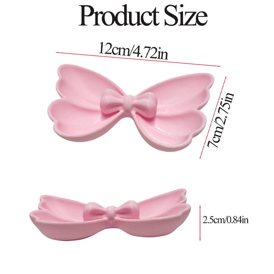 2Pcs Mini Bow-Shaped Jewelry S - Travel Accessories Jewelry ulasan dan harga
