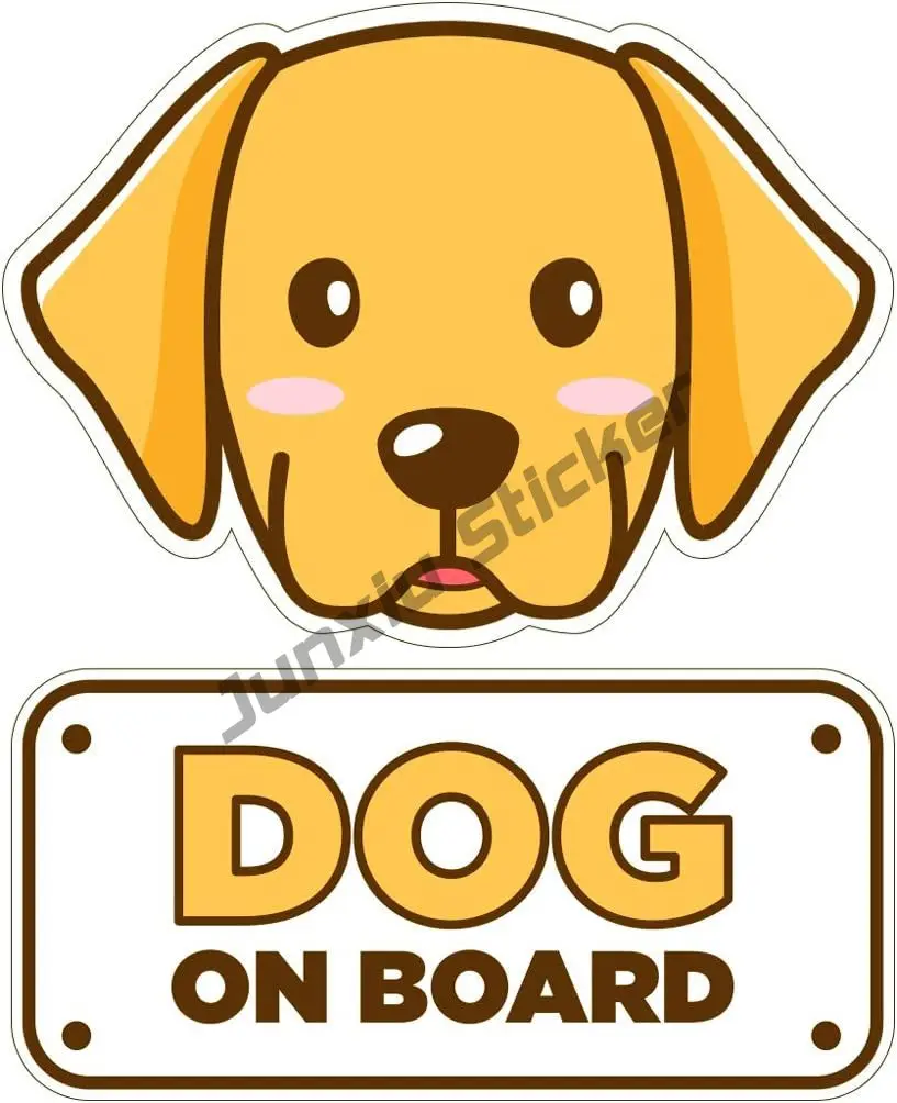 Dog on Board Car Sticker Bumpe - Travel Accessories Online ulasan dan harga