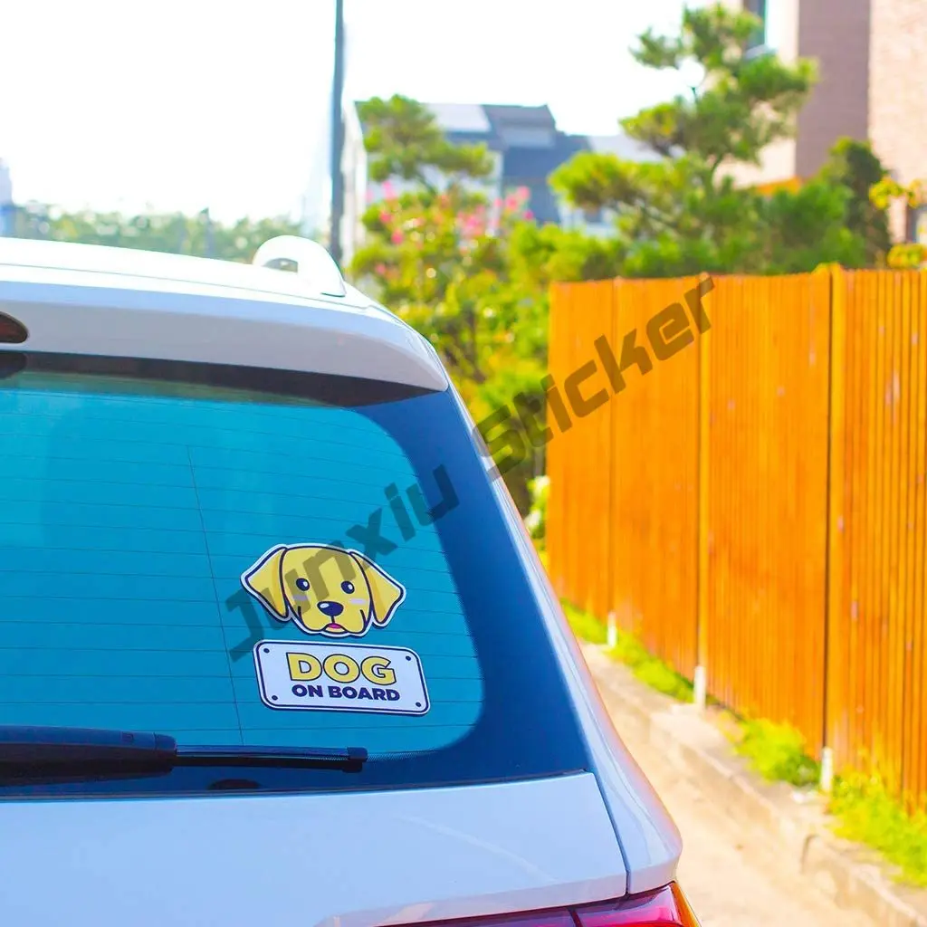 Dog on Board Car Sticker Bumpe - Travel Accessories Online ulasan dan harga