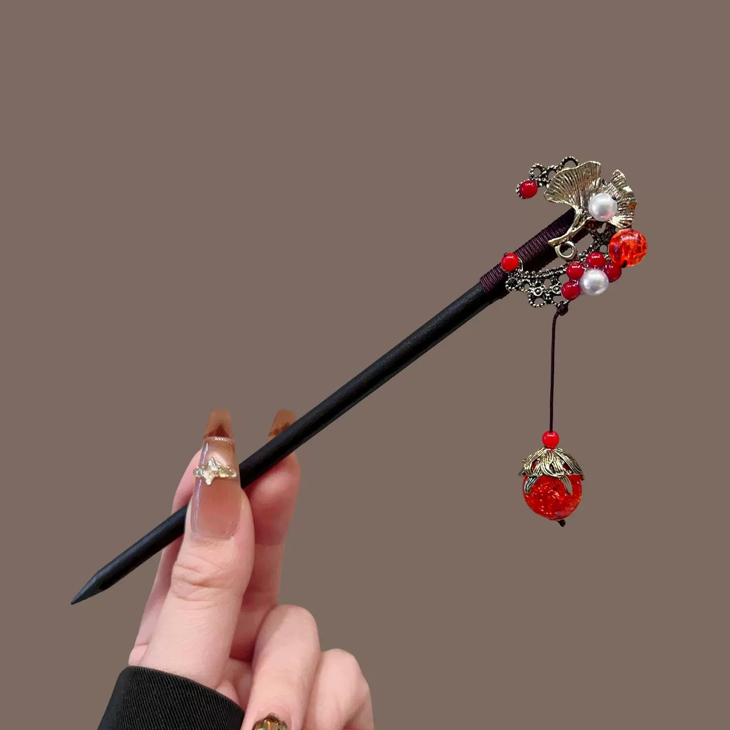 Antique Wooden Hairpin Women's - Travel Accessories Jewelry ulasan dan harga