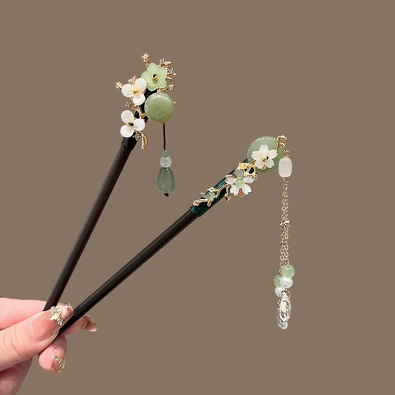 Antique Wooden Hairpin Women's - Travel Accessories Jewelry ulasan dan harga