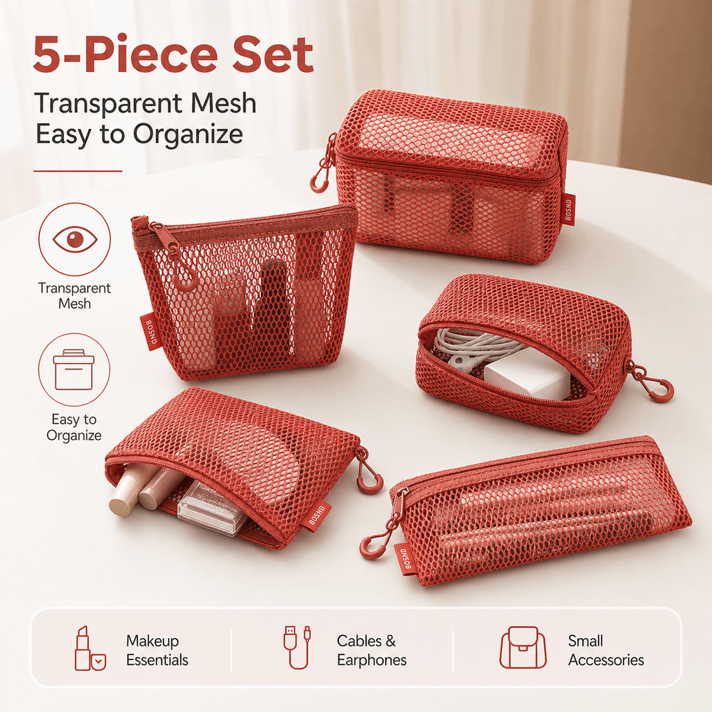 Nylon Transparent Storage Bag  - Travel Accessories Online ulasan dan harga