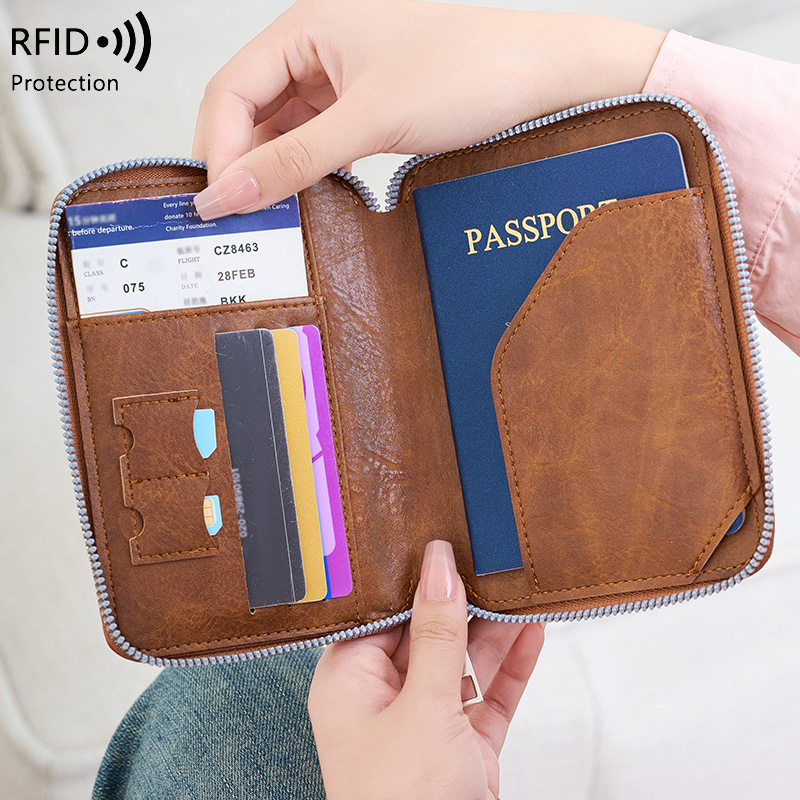New Travel Passport Wallet Men - Travel Accessories Plane ulasan dan harga