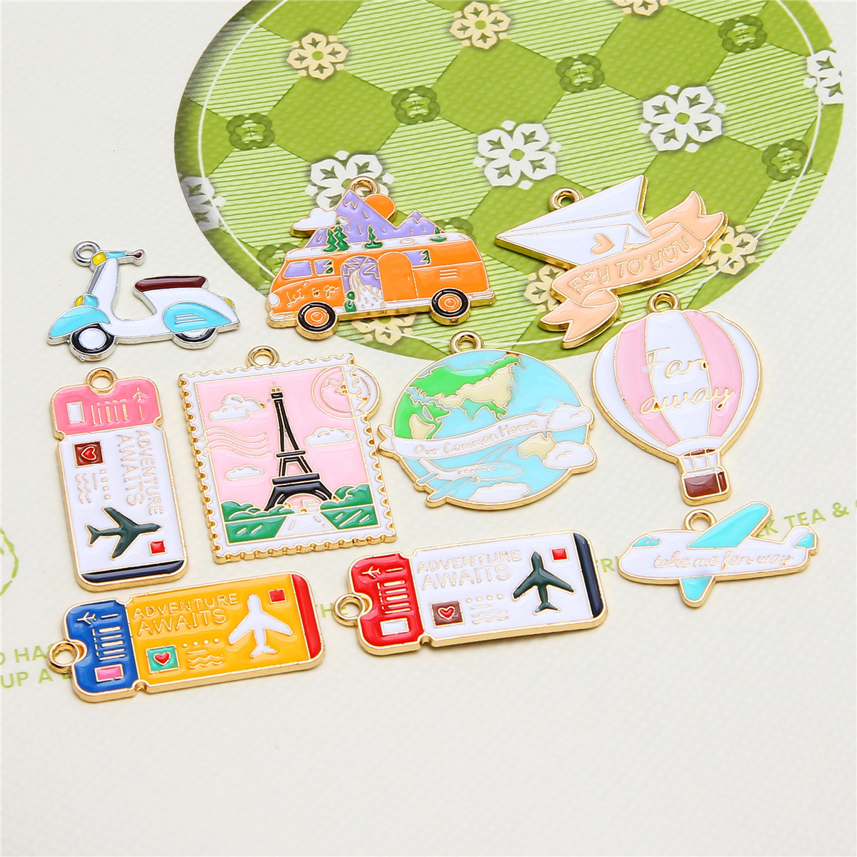 10pcs Car House Earth Plane Tr - Travel Accessories Plane ulasan dan harga