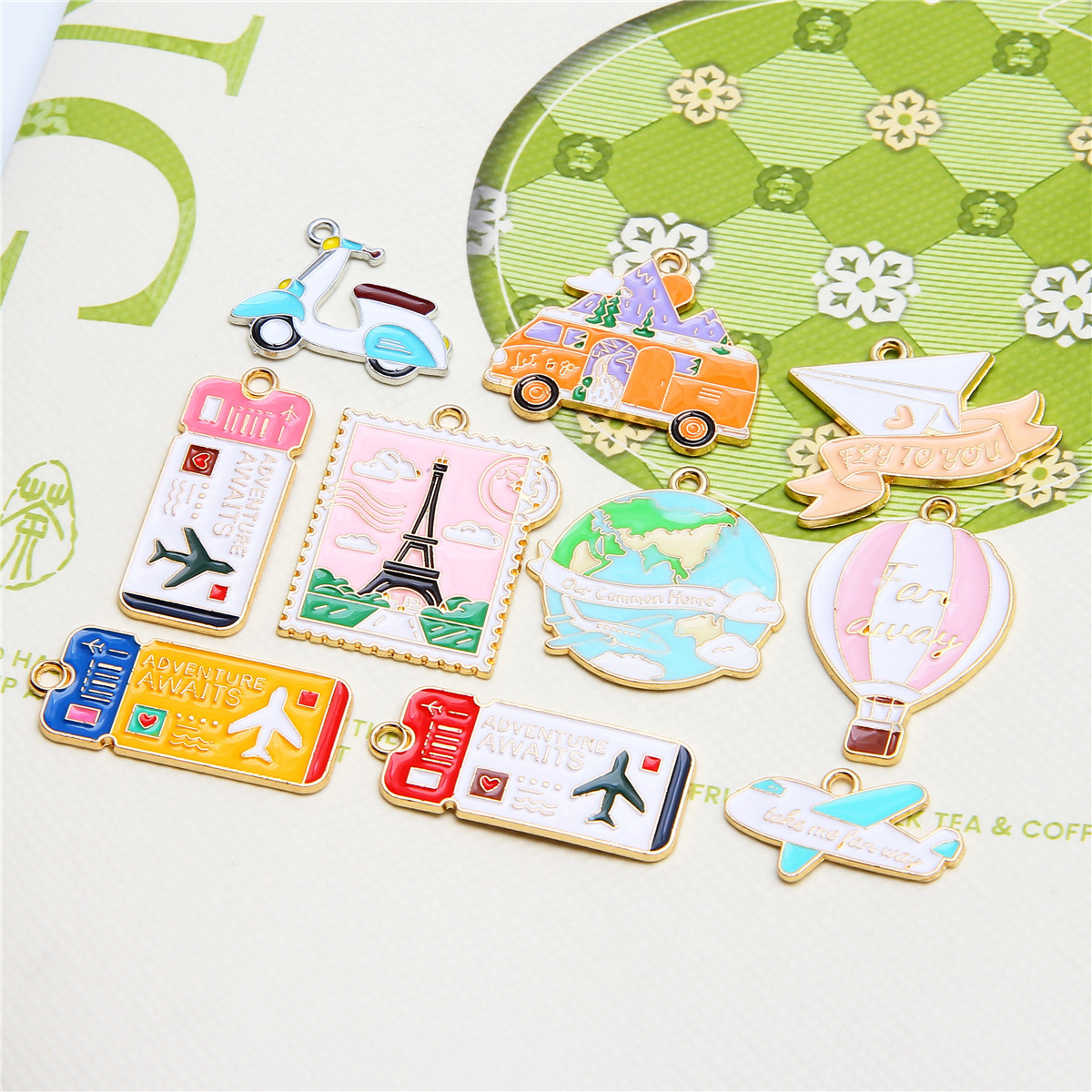 10pcs Car House Earth Plane Tr - Travel Accessories Plane ulasan dan harga