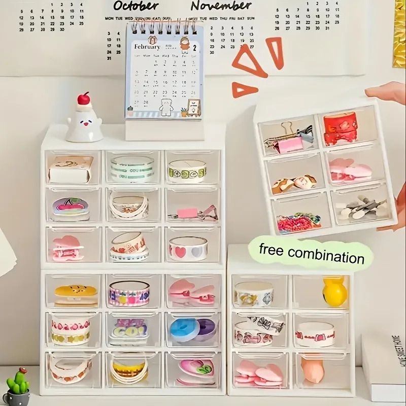 1pc Dustproof Multi-Grid Deskt - Travel Accessories Jewelry ulasan dan harga