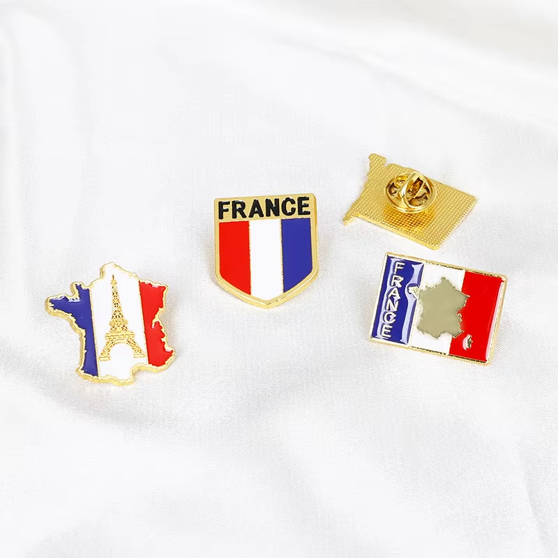 France Flag Enamel Pins Eiffel - Travel Accessories Jewelry ulasan dan harga