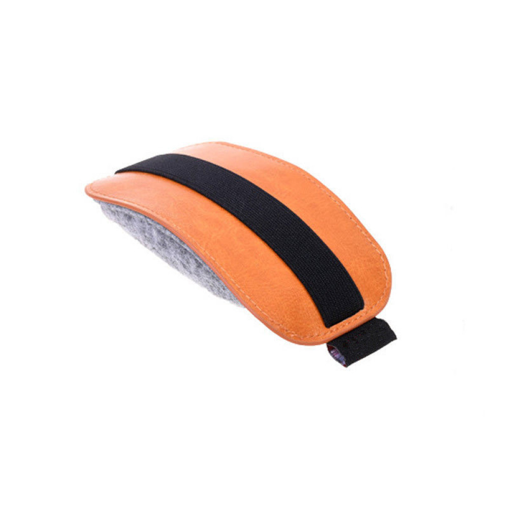 Orange PU Leather Felt Mouse P - Travel Accessories Apple ulasan dan harga