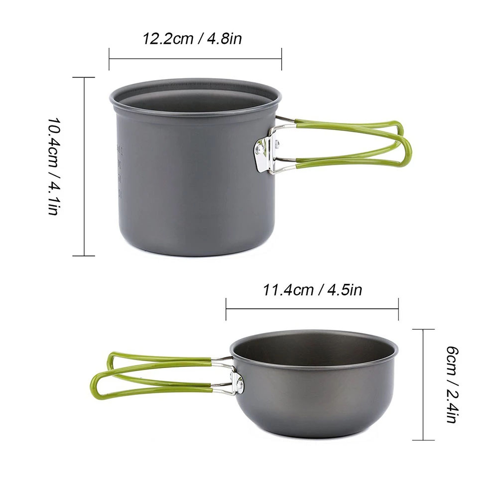 Camping Cookware Kit with Stov - Travel Kitchen Accessories ulasan dan harga
